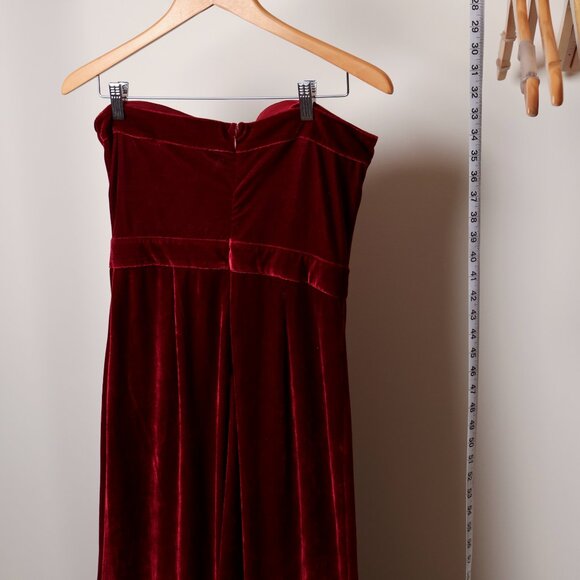 Red Velvet Jumpsuit - Picture 7 of 8